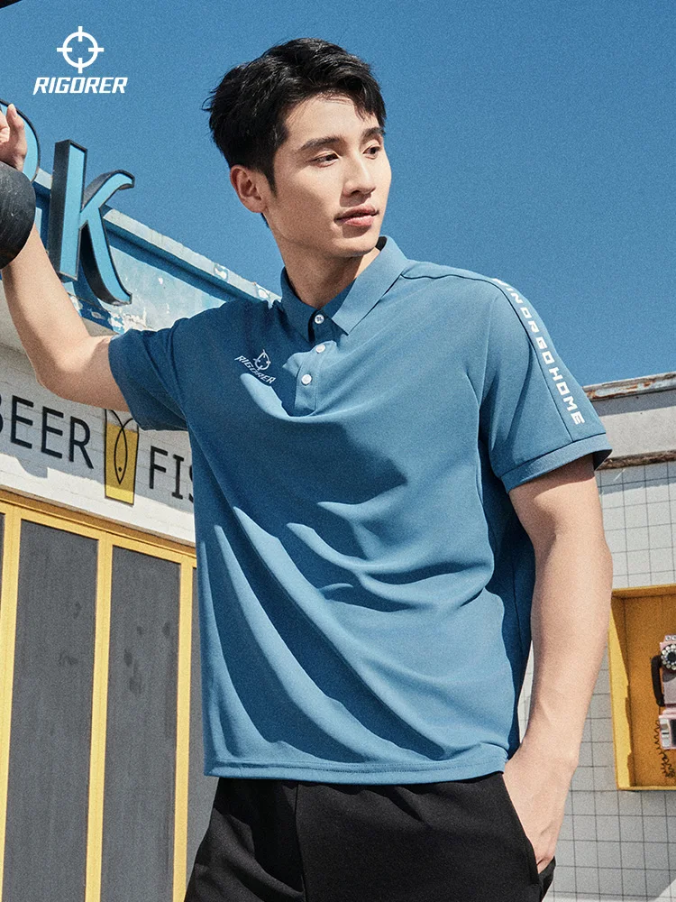 RIGORER Sports Polo Shirt Men Short-sleeved T-shirt 2024 Summer New Business Lar Breathable Quick-drying Half-sleeved Top
RIGORER Sports Polo Shirt Men Short-sleeved T-shirt 2024 Summer New Business Lar Breathable Quick-drying Half-sleeved Top