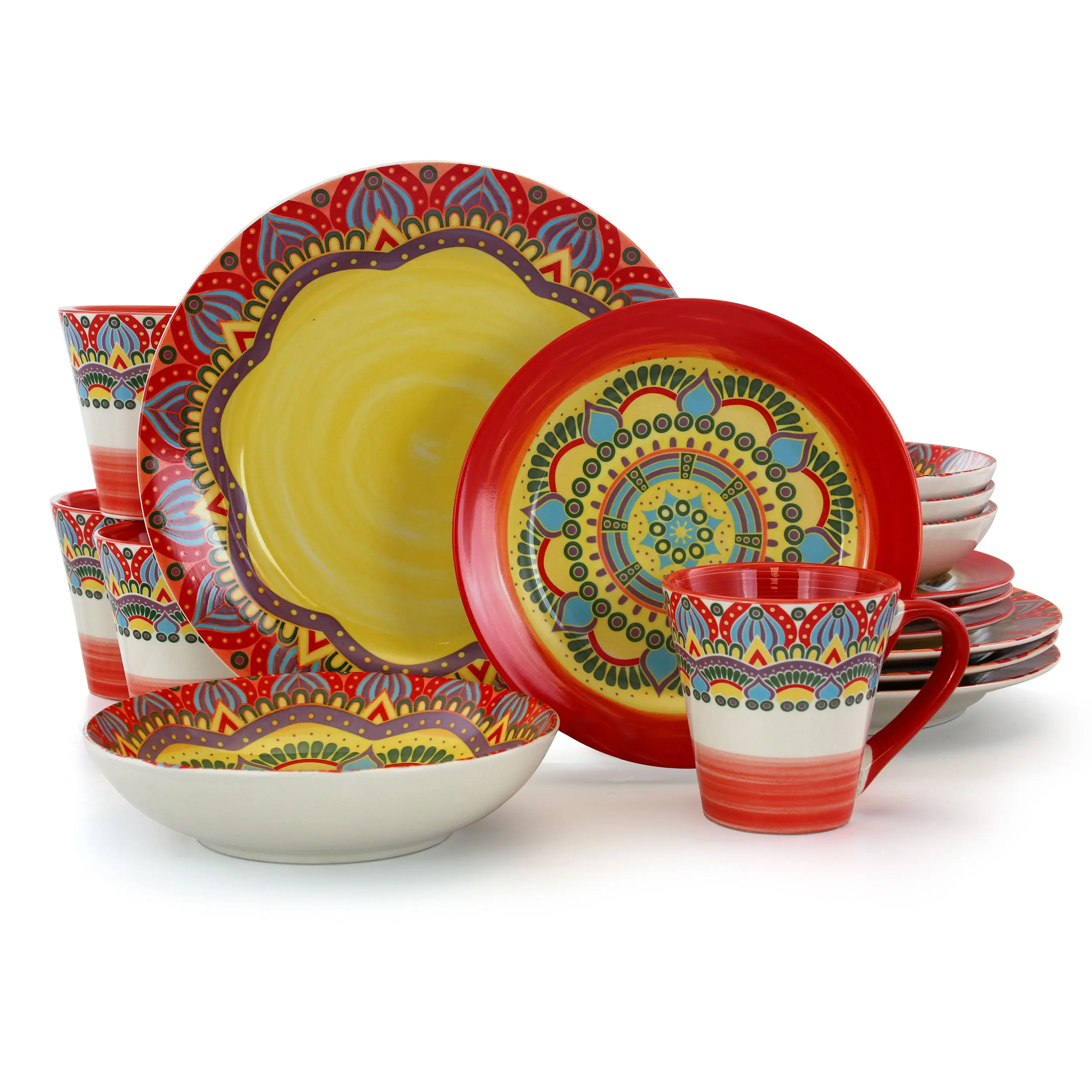 Zen Red Mozaik 16-Piece Dinnerware Set for Daily Use and Special Occasions
Zen Red Mozaik 16-Piece Dinnerware Set for Daily Use and Special Occasions