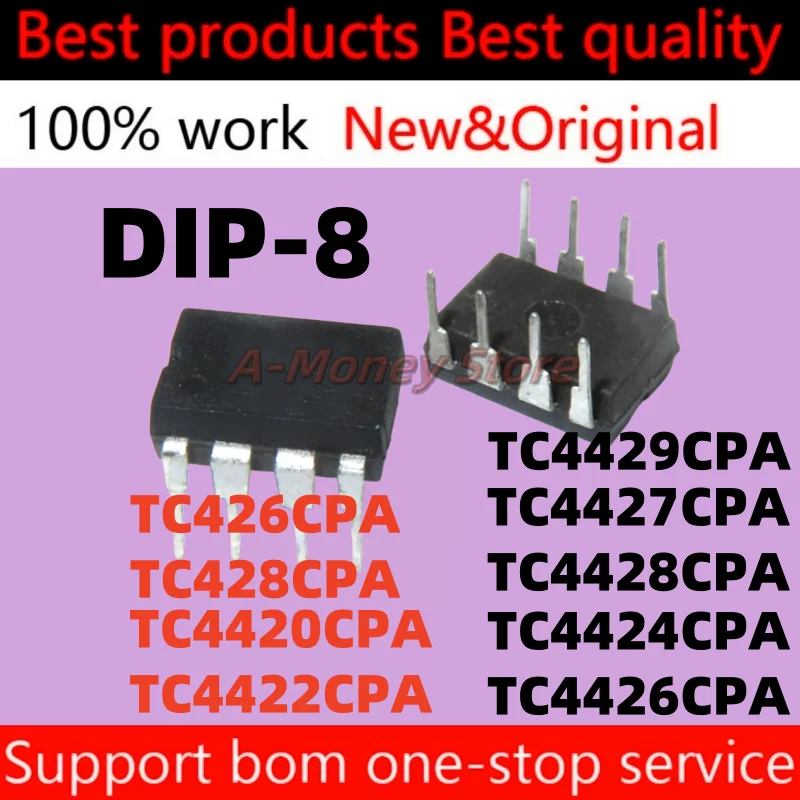 (10pcs)TC4428CPA TC4427CPA TC4420CPA TC4429CPA TC4426CPA TC4424CPA TC4422CPA TC428CPA TC426CPA DIP-8
(10pcs)TC4428CPA TC4427CPA TC4420CPA TC4429CPA TC4426CPA TC4424CPA TC4422CPA TC428CPA TC426CPA DIP-8