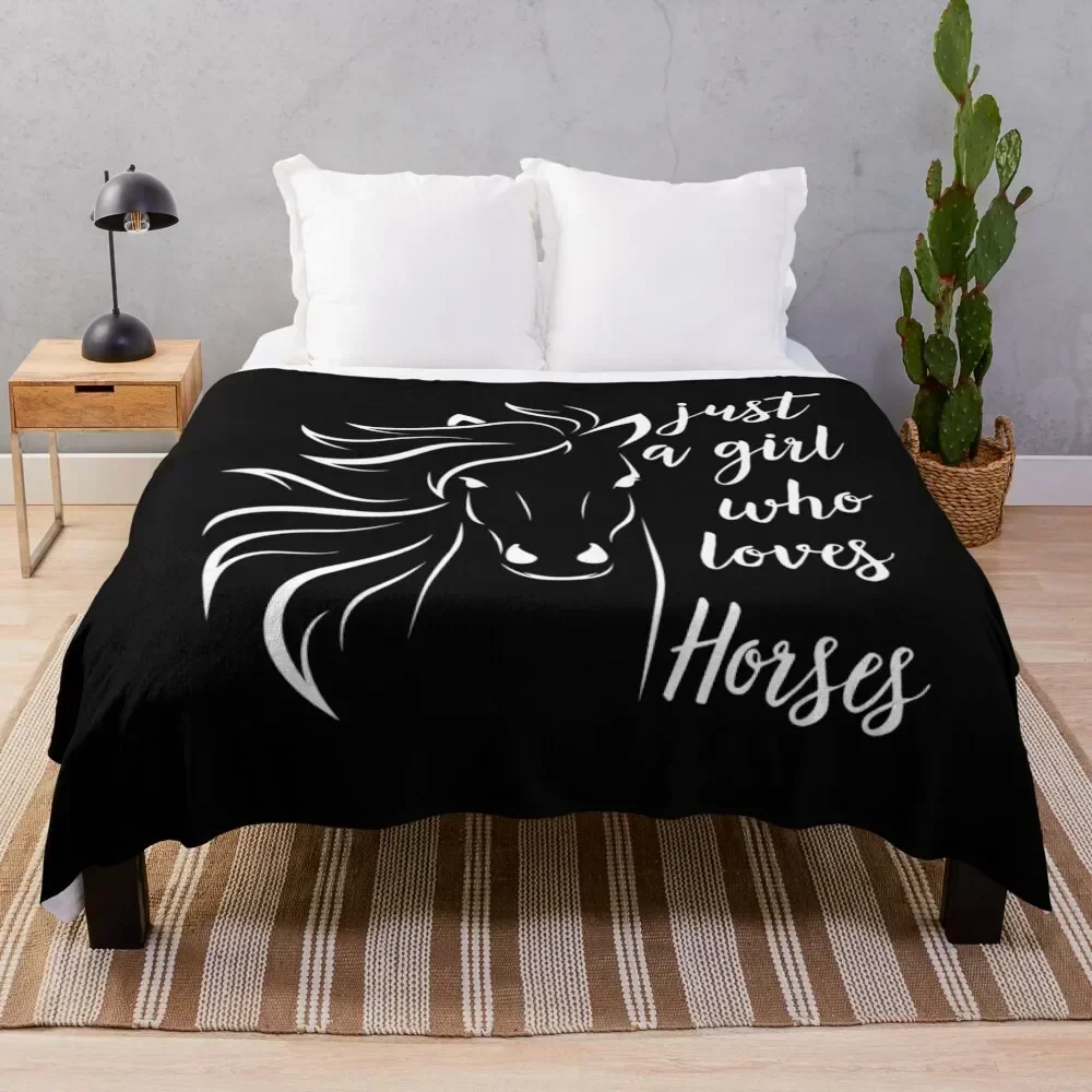 Just A Girl Who Loves Horses Throw Blanket Luxurious Soft Blanket Holiday Gift for Family
Just A Girl Who Loves Horses Throw Blanket Luxurious Soft Blanket Holiday Gift for Family