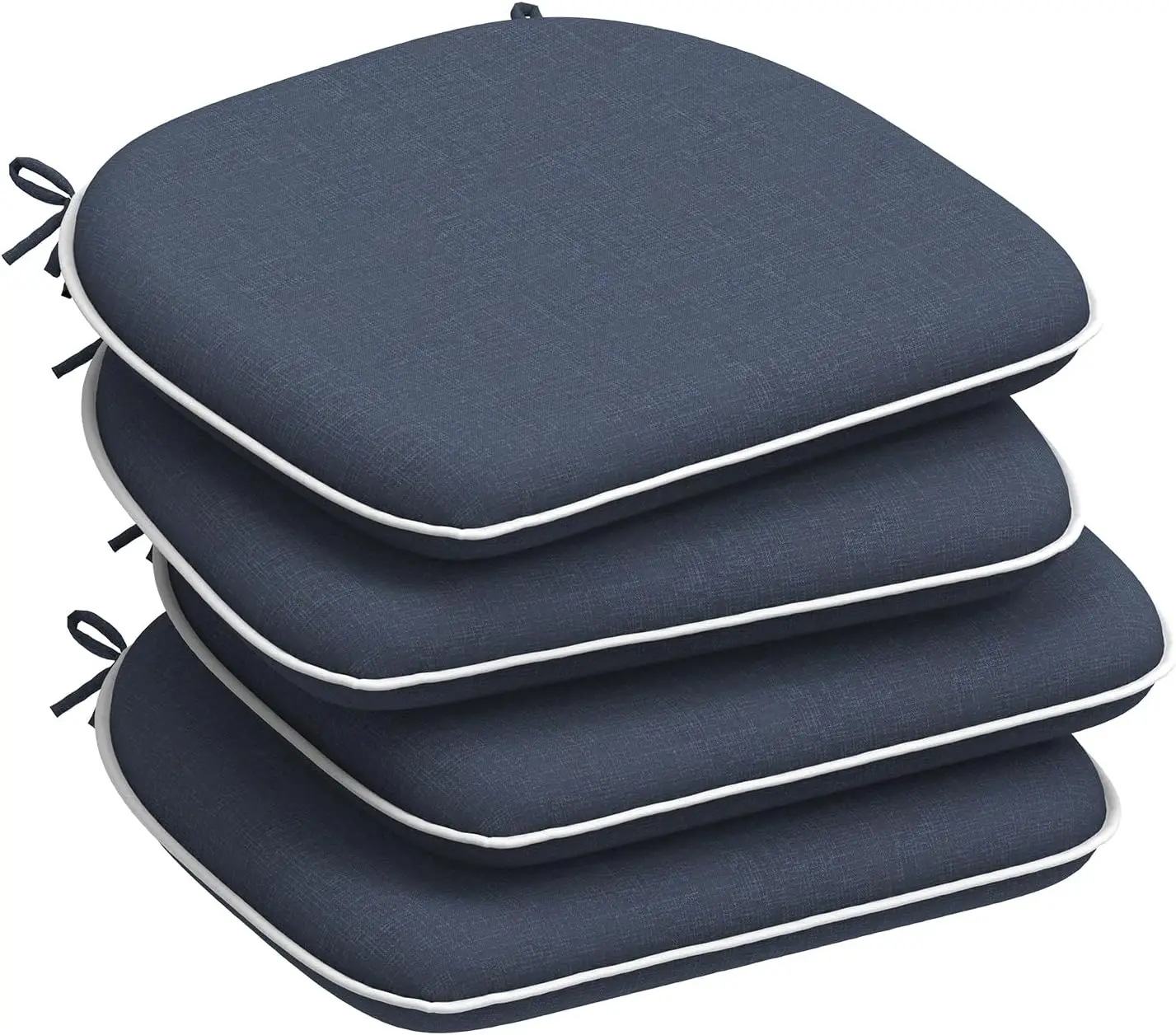 Set of 4 Outdoor Chair Cushions with Ties, Water Repellent Patio Chair Pads 17x16 for Outdoor Furniture, Round Corner Seat
Set of 4 Outdoor Chair Cushions with Ties, Water Repellent Patio Chair Pads 17x16 for Outdoor Furniture, Round Corner Seat