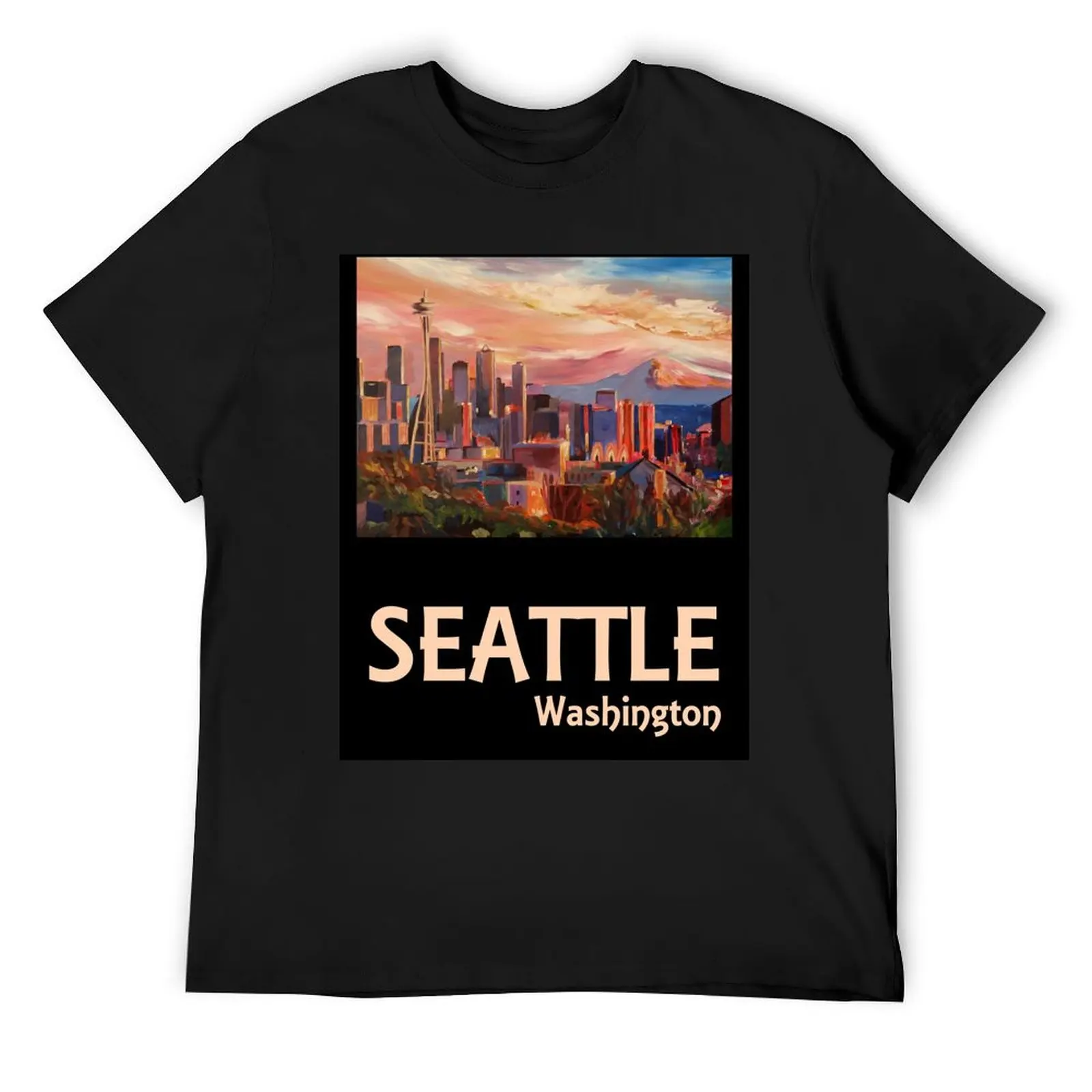 Seattle Washington Retro Travel Poster T-Shirt blanks graphics mens white t shirts
Seattle Washington Retro Travel Poster T-Shirt blanks graphics mens white t shirts