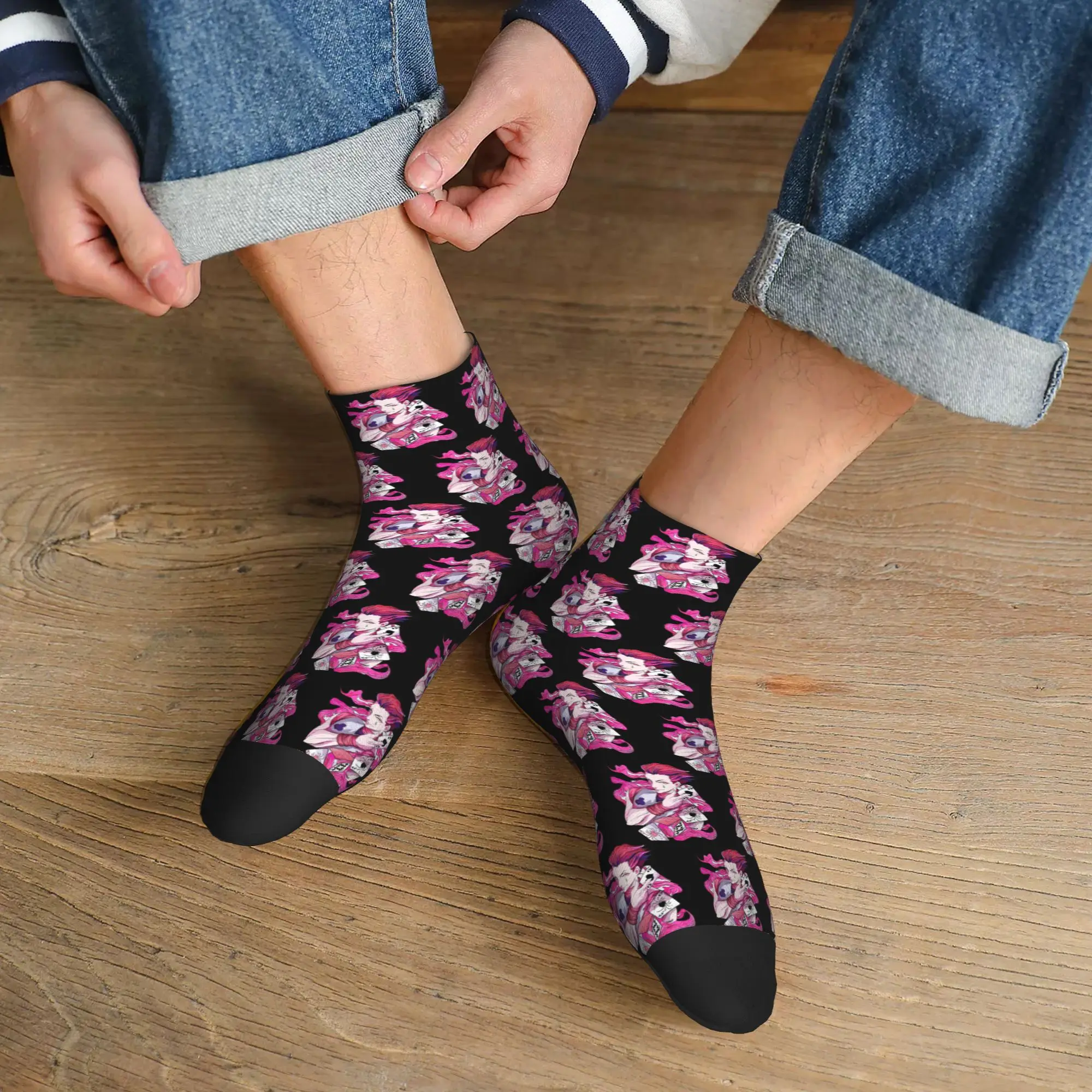 All Seasons Hisoka hunterXhunter Socks Harajuku Super Soft Crew Socks Hip Hop Stockings for Men Women Christmas Gifts
All Seasons Hisoka hunterXhunter Socks Harajuku Super Soft Crew Socks Hip Hop Stockings for Men Women Christmas Gifts