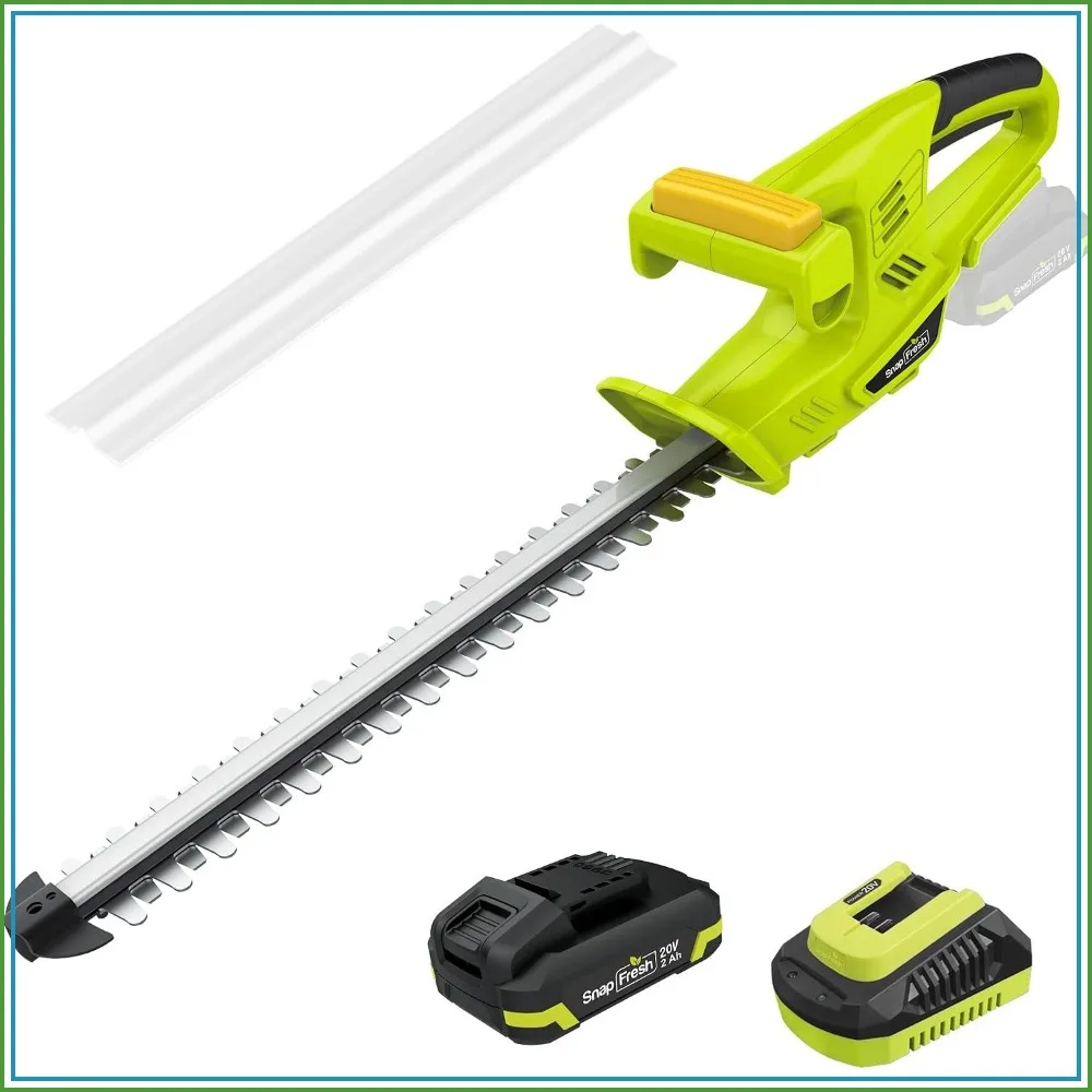 18" Cordless Hedge Trimmer, 4 lbs Lightweight, Dual-Action Blades, 2.0Ah Battery & Fast Charger Included
18" Cordless Hedge Trimmer, 4 lbs Lightweight, Dual-Action Blades, 2.0Ah Battery & Fast Charger Included