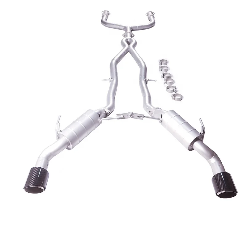 New Arrivals Infiniti Q50 3.0Tcatback 3inch SS304 Stainless Steel Pipe Loud Exhaust Sounds Exhaust System With Carbon Fiber
New Arrivals Infiniti Q50 3.0Tcatback 3inch SS304 Stainless Steel Pipe Loud Exhaust Sounds Exhaust System With Carbon Fiber