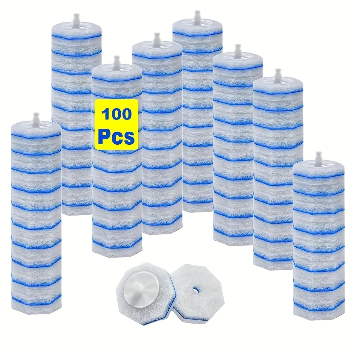 us100 Pack Toilet Wand Refills Disposable Toilet Brush Replacement Heads with Upgraded Fiber Bristles, Available In A 49-pack Compatible, with Clorax Toilet Brush Replacement Systems, Handle Not Included
us100 Pack Toilet Wand Refills Disposable Toilet Brush Replacement Heads with Upgraded Fiber Bristles, Available In A 49-pack Compatible, with Clorax Toilet Brush Replacement Systems, Handle Not Included