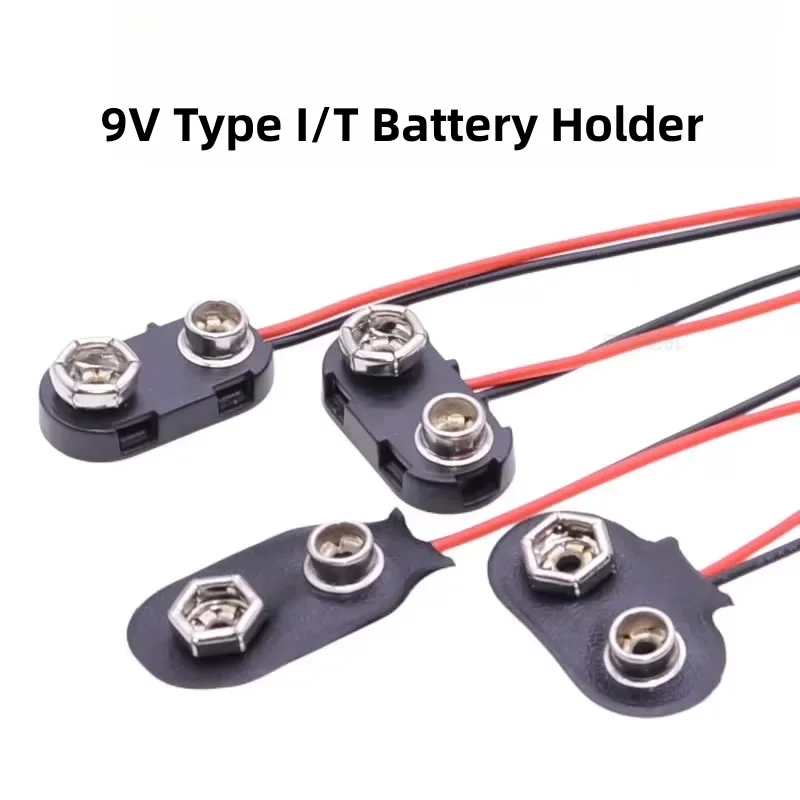 5pcs/Lot 9V Type-I T-Form Leather/ABS Plastic Battery Buckle/Holder/Case With PH2.0/XH2.54/SM/DuPont Male/Female/DC5521 Plug
5pcs/Lot 9V Type-I T-Form Leather/ABS Plastic Battery Buckle/Holder/Case With PH2.0/XH2.54/SM/DuPont Male/Female/DC5521 Plug