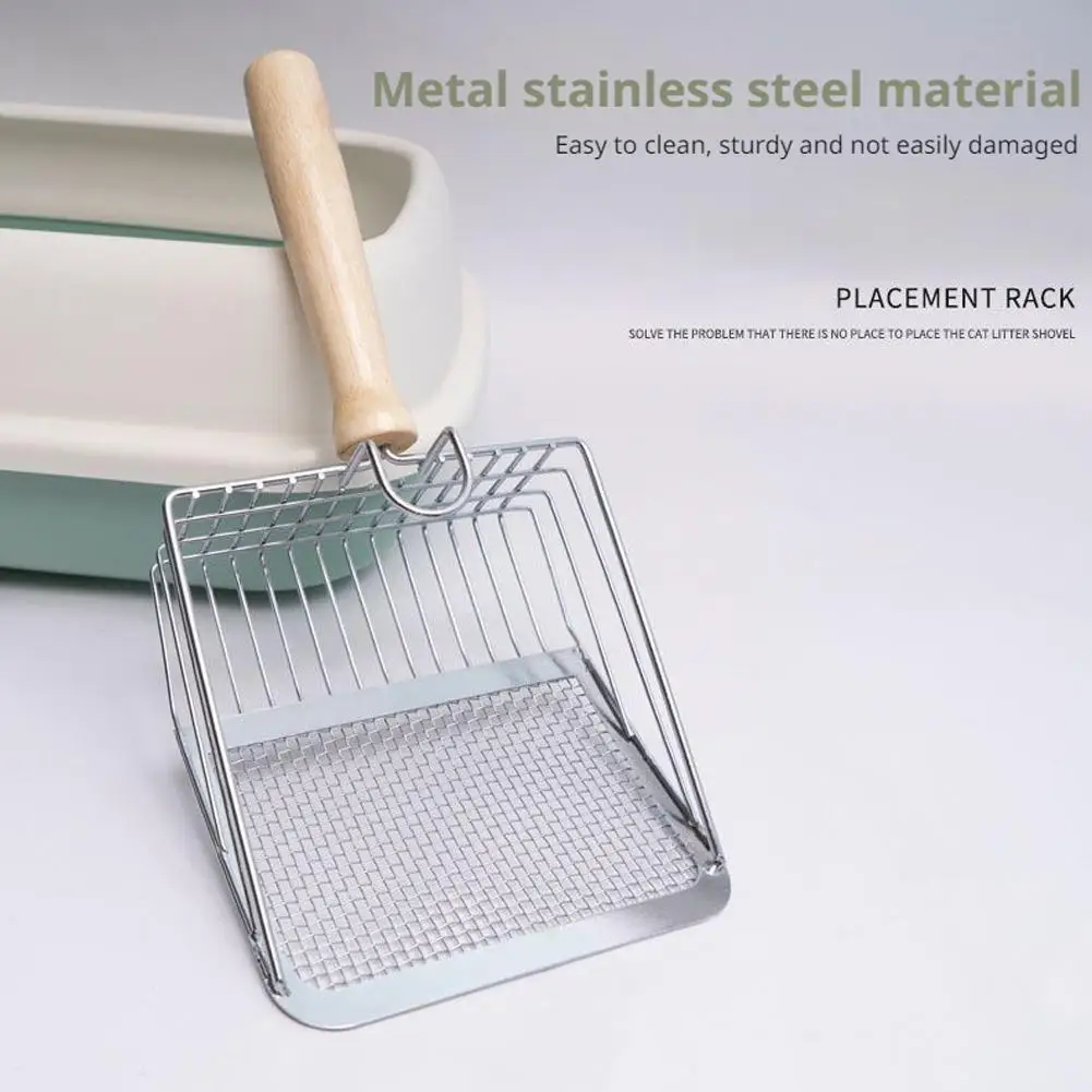 New Cat Litter Shovel Metal Scooper With Hook Portable Toilet Kitten Clean Products Tool Pet Up Cleaning Steel Sifting Stai Z5R7
New Cat Litter Shovel Metal Scooper With Hook Portable Toilet Kitten Clean Products Tool Pet Up Cleaning Steel Sifting Stai Z5R7