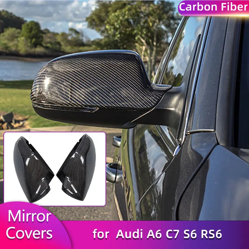 Carbon Fiber Rearview Mirror Covers Caps for Audi A6 C7 S6 RS6 2012-2016 Replacement Car Racing Side Mirror Caps Shell Body Kits
Carbon Fiber Rearview Mirror Covers Caps for Audi A6 C7 S6 RS6 2012-2016 Replacement Car Racing Side Mirror Caps Shell Body Kits