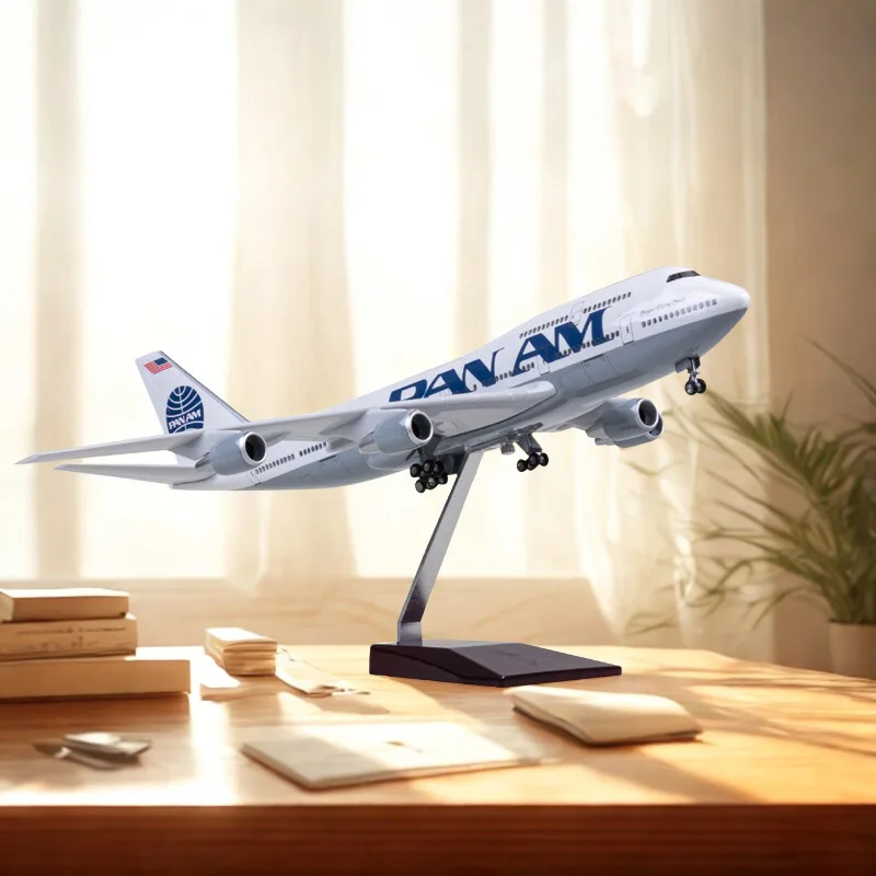 Diecast Resin Plane 1/150 Scale 47cm Airplane 747 B747 Aircraft PAN AM Airline Model W Light and Wheel For Bathroom Accessories
Diecast Resin Plane 1/150 Scale 47cm Airplane 747 B747 Aircraft PAN AM Airline Model W Light and Wheel For Bathroom Accessories