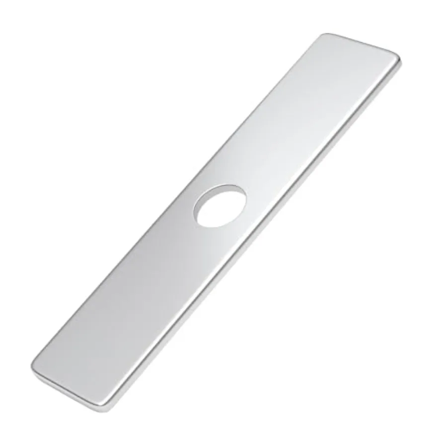 10 Inch Square Faucet Deck Plate - Stainless Steel Escutcheon Cover for Kitchen and Bathroom Sink 1 or 3 Hole Installation, Fin
10 Inch Square Faucet Deck Plate - Stainless Steel Escutcheon Cover for Kitchen and Bathroom Sink 1 or 3 Hole Installation, Fin