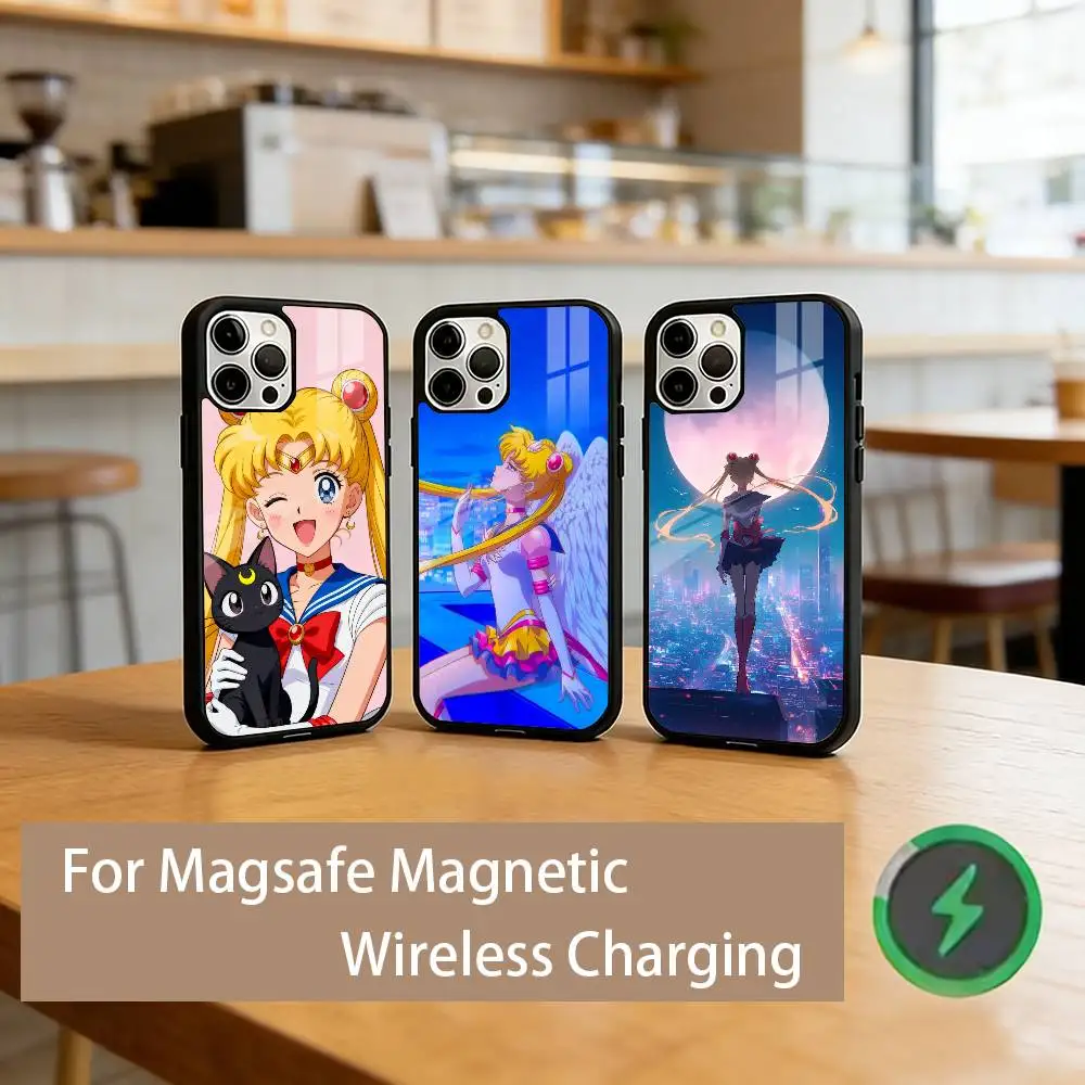 S-Sailor M-Moon Anime Phone Case Magnetic with Magsafe Wireless Charging For iPhone17,16,15,14,13,12,11 Plus,Pro
S-Sailor M-Moon Anime Phone Case Magnetic with Magsafe Wireless Charging For iPhone17,16,15,14,13,12,11 Plus,Pro