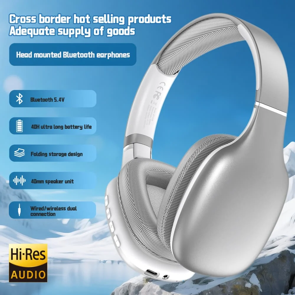 Складные Bluetooth-наушники с шумоподавлением, HIFI-стерео, для игр, с комфортными мягкими амбушюрами, регулируемые
Складные Bluetooth-наушники с шумоподавлением, HIFI-стерео, для игр, с комфортными мягкими амбушюрами, регулируемые