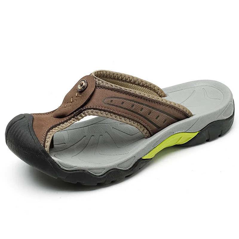 Genuine Cow Leather Shoes Men Sandals Mens Flip Flops Men's Casual Shoes Classic Massage Beach Slippers Anti-slip Summer 2026
Genuine Cow Leather Shoes Men Sandals Mens Flip Flops Men's Casual Shoes Classic Massage Beach Slippers Anti-slip Summer 2026