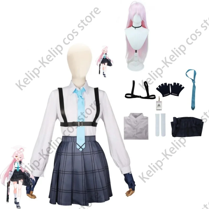 Anime Game Blue Archive Takanashi Hoshino Cosplay Costume Japan South Korea JK School Uniform Wig Woman Sexy Lovely Campus Suit
Anime Game Blue Archive Takanashi Hoshino Cosplay Costume Japan South Korea JK School Uniform Wig Woman Sexy Lovely Campus Suit