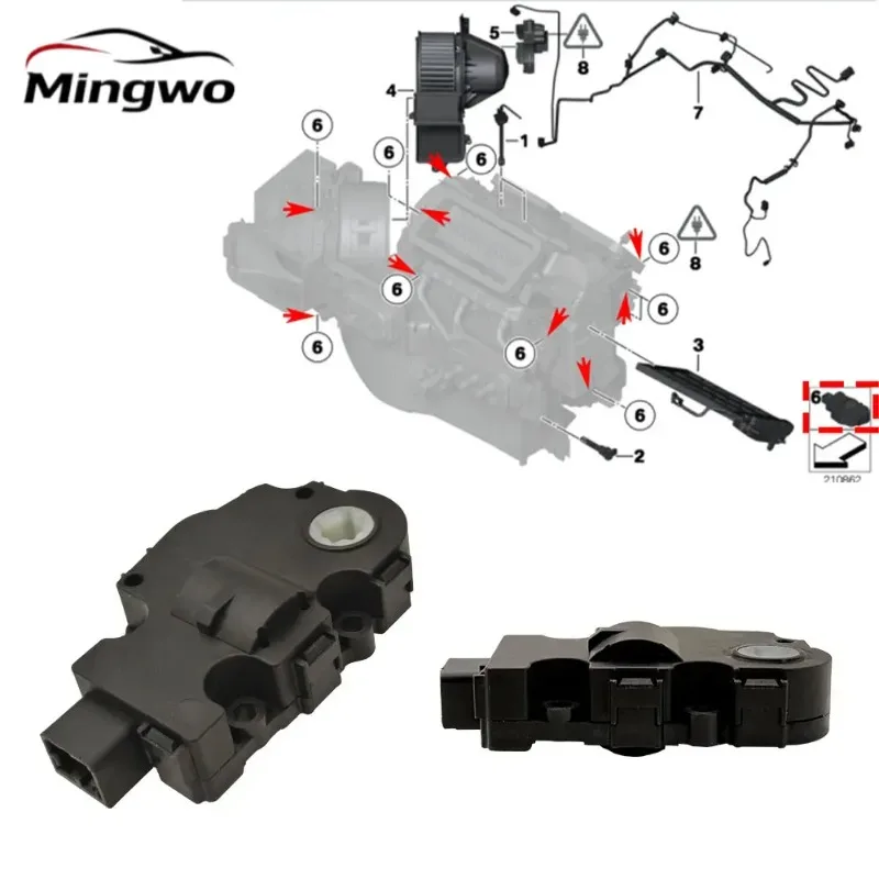 For BMW E84 F48 F39 F25 F26 E70 E71 F15 F16 For BMW X1 X2 X3 X4 X5 X6 Car Air Conditioning Control Motor Heater Motor Actuator
For BMW E84 F48 F39 F25 F26 E70 E71 F15 F16 For BMW X1 X2 X3 X4 X5 X6 Car Air Conditioning Control Motor Heater Motor Actuator