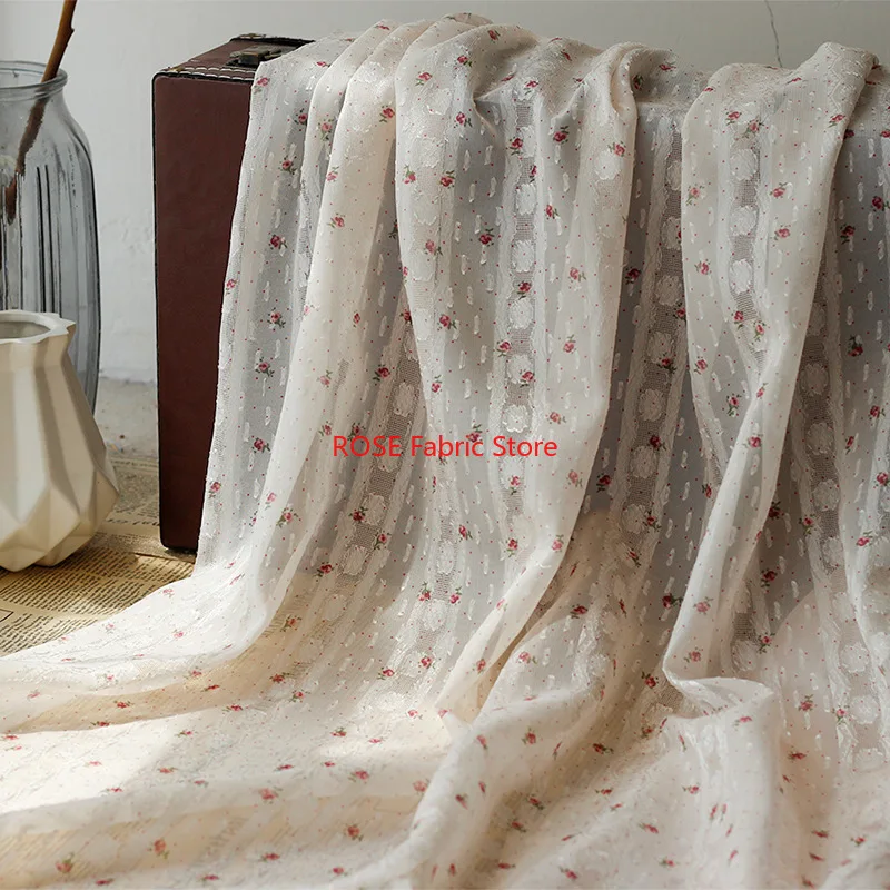 1-метровая сетчатая ткань с цветочной вышивкой, кружевная одежда, ткань для шитья свадебного платья 
1-метровая сетчатая ткань с цветочной вышивкой, кружевная одежда, ткань для шитья свадебного платья