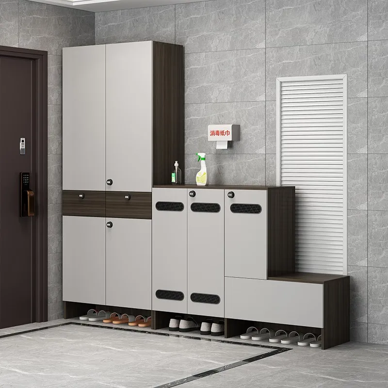 Anti-theft shoe cabinet, door cabinet with password lock, shoe change stool integrated
Anti-theft shoe cabinet, door cabinet with password lock, shoe change stool integrated