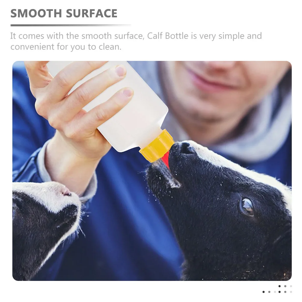 1Set Lamb Feeding Milk Bottle Durable Plastic Calf Goat Feeder Farm Nursing Bottle for Young Livestock Puppy Kitten Animal
1Set Lamb Feeding Milk Bottle Durable Plastic Calf Goat Feeder Farm Nursing Bottle for Young Livestock Puppy Kitten Animal