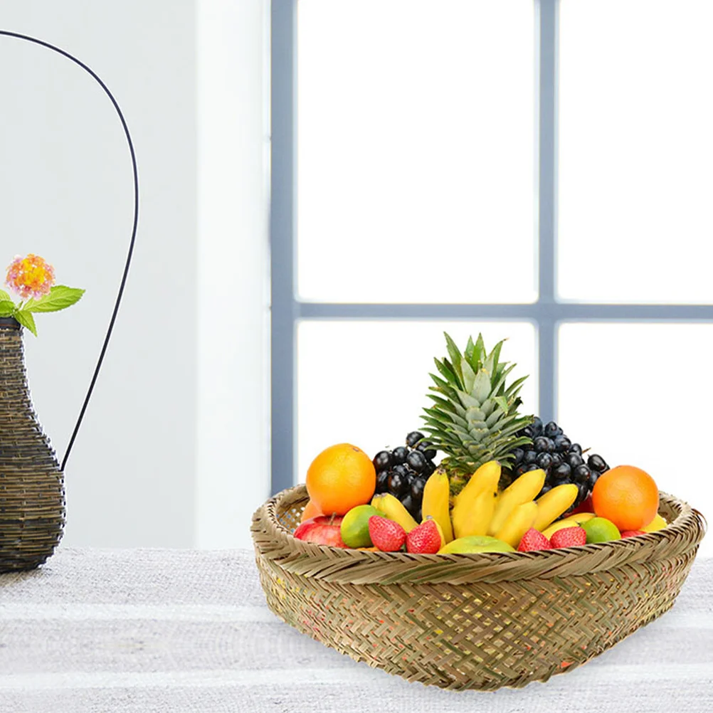 Bamboo Woven Basket Heart Shape Storage Container for Snacks Fruits Vegetables Daily Organizing Multi Functional Decorative
Bamboo Woven Basket Heart Shape Storage Container for Snacks Fruits Vegetables Daily Organizing Multi Functional Decorative