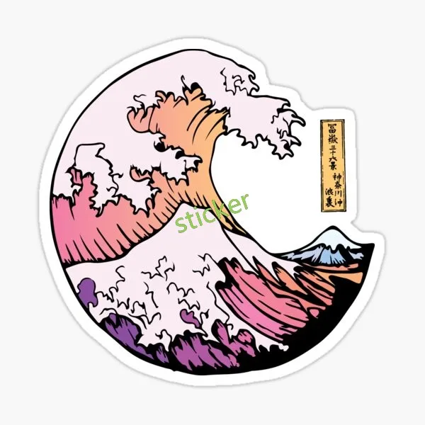 Great Wave off Kanagawa circle Car Sticker Anime Vinyl JDM Window Trunk Decal Cartoon Peek Car Styling
Great Wave off Kanagawa circle Car Sticker Anime Vinyl JDM Window Trunk Decal Cartoon Peek Car Styling