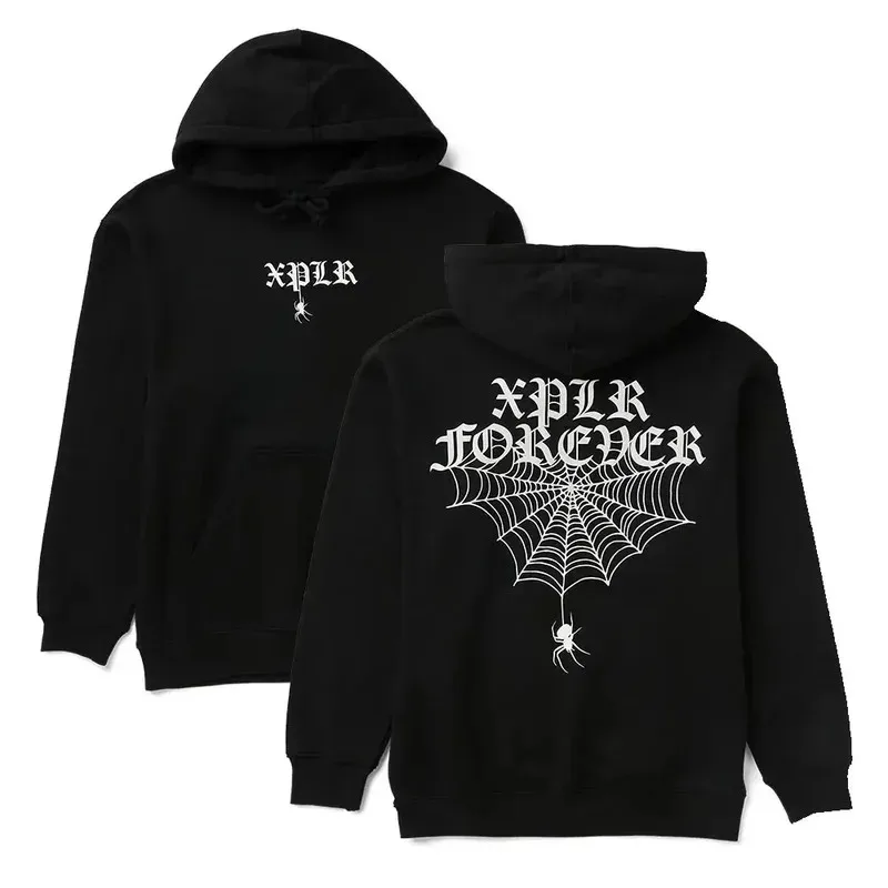Осень XPLR Hell Week Spider Merchandise Толстовки Мужчины Женщины Уличная одежда с капюшоном Пуловер с длинными рукавами Одежда Толстовка Толстовка Топ
Осень XPLR Hell Week Spider Merchandise Толстовки Мужчины Женщины Уличная одежда с капюшоном Пуловер с длинными рукавами Одежда Толстовка Толстовка Топ