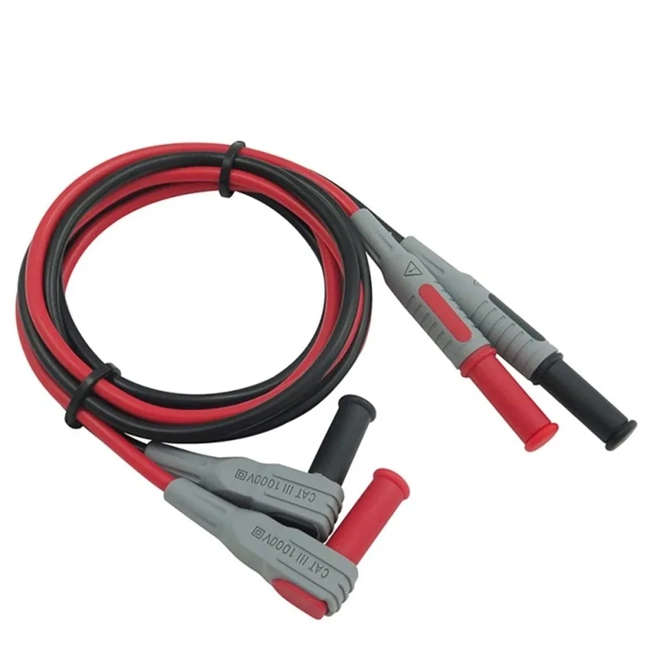 Multimeter Test Cable Injection Molded 4mm Banana Plug Test Line Straight To Curved Test Cable for Electric Testing 100cm 10A
Multimeter Test Cable Injection Molded 4mm Banana Plug Test Line Straight To Curved Test Cable for Electric Testing 100cm 10A