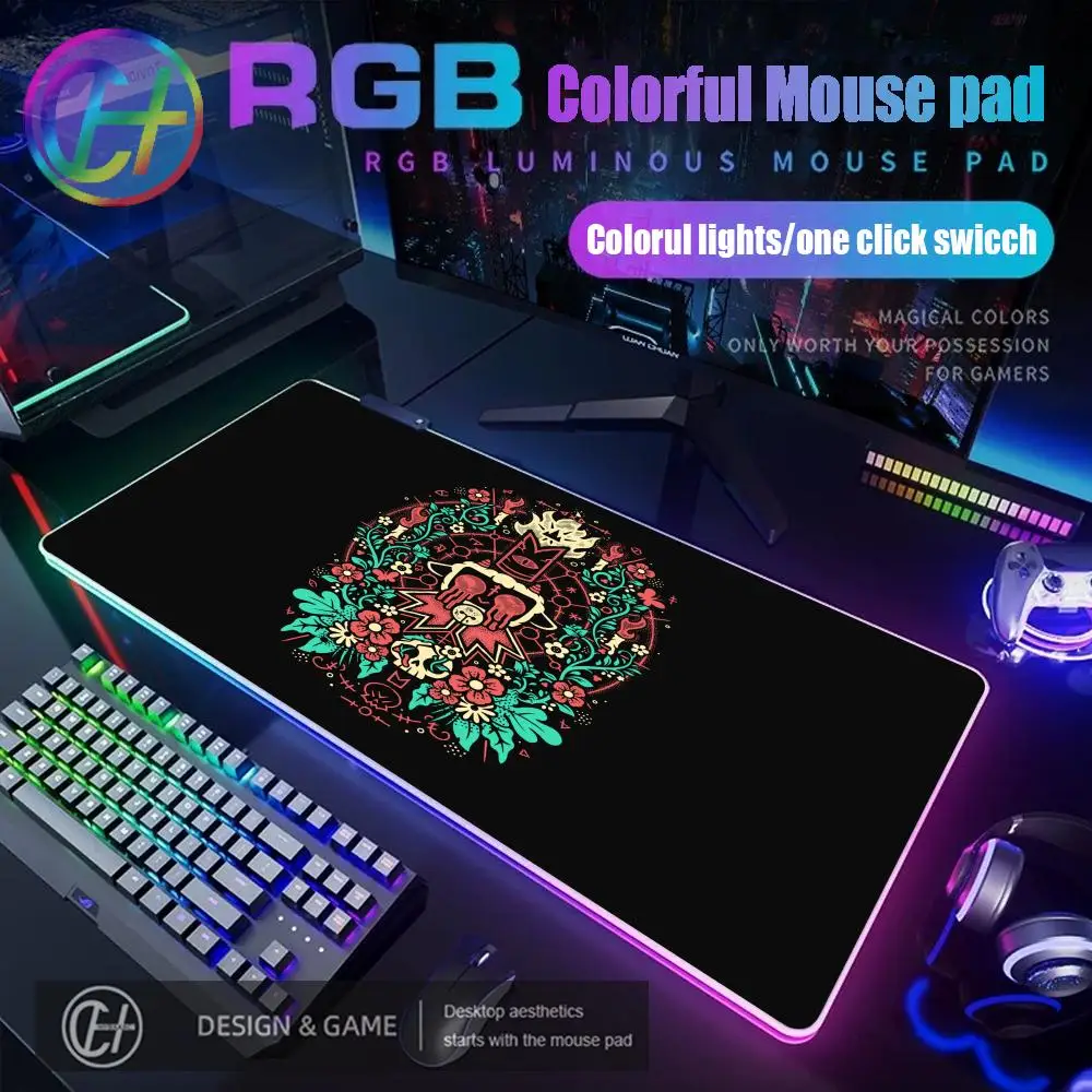 1 HYBXAXC Mouse Pad RGB Gaming Mouse Pad Desk Mat HD Gamer Large LED Light XXL
1 HYBXAXC Mouse Pad RGB Gaming Mouse Pad Desk Mat HD Gamer Large LED Light XXL