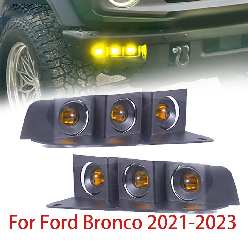 2x Car Truck LED Fog Lights for Ford Bronco 2021 2022 2023 2/4-Door Bumper Daytime Running Lights Accessories
2x Car Truck LED Fog Lights for Ford Bronco 2021 2022 2023 2/4-Door Bumper Daytime Running Lights Accessories