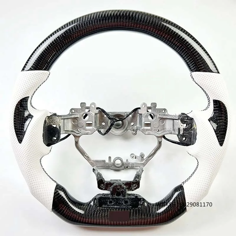 High Quality Real Carbon Fiber Perforated Leather Steering Wheel for Lexus IS250 ES300 LC NX LS GS CT GSF RCF Cars
High Quality Real Carbon Fiber Perforated Leather Steering Wheel for Lexus IS250 ES300 LC NX LS GS CT GSF RCF Cars