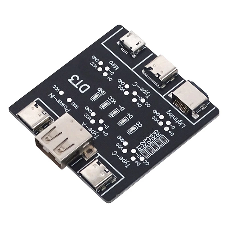 USB-плата для обнаружения кабеля данных для IOS Android Micro-USB Type-C плата обнаружения переключателя короткого замыкания DT3 USB-тестер кабеля
USB-плата для обнаружения кабеля данных для IOS Android Micro-USB Type-C плата обнаружения переключателя короткого замыкания DT3 USB-тестер кабеля