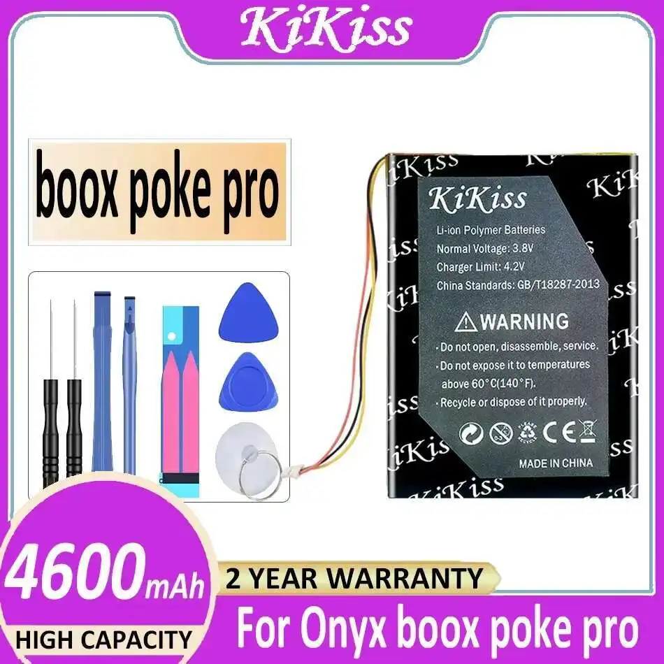 4600 мАч для Onyx Boox Poke Pro, Carta E — аккумулятор для чтения книг высокой емкости
4600 мАч для Onyx Boox Poke Pro, Carta E — аккумулятор для чтения книг высокой емкости