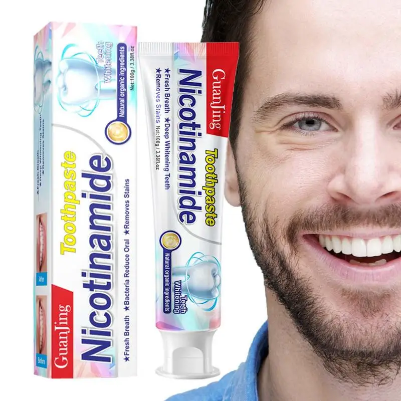 Sdattor Nicotinamide Dazzling-White Toothpaste Cleaning To Remove Bad Breath Effectively Remove Dental Stains Professional Denta
Sdattor Nicotinamide Dazzling-White Toothpaste Cleaning To Remove Bad Breath Effectively Remove Dental Stains Professional Denta