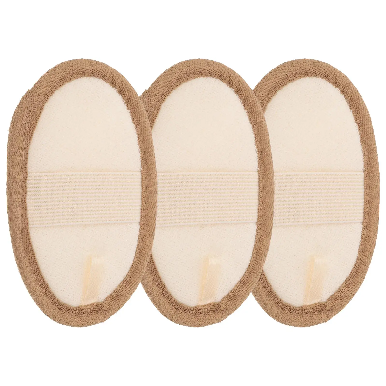 3pcs Natural Loofah Bath Scrubber Pads 8x12 Brown Edge Shower Sponge Exfoliating Cleansing Thick Foams Soft Skin
3pcs Natural Loofah Bath Scrubber Pads 8x12 Brown Edge Shower Sponge Exfoliating Cleansing Thick Foams Soft Skin