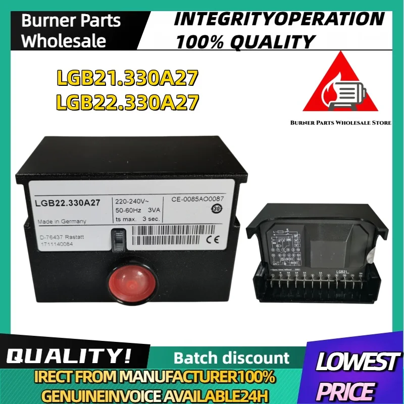 Original LGB Series LGB21.330A27 LGB22.330A27 High Precision Ignition Control Module Stable Combustion Safety Parts
Original LGB Series LGB21.330A27 LGB22.330A27 High Precision Ignition Control Module Stable Combustion Safety Parts
