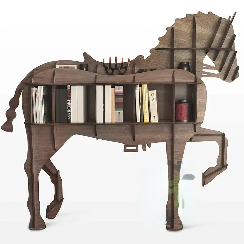 Art craft wooden creative animal shaped wooden tea table horse bookshelf Hot sales
Art craft wooden creative animal shaped wooden tea table horse bookshelf Hot sales
