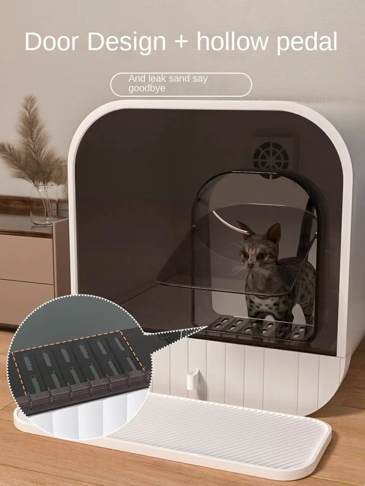 a28Litter Box Full Semi-Closed Oversized Cat Litter Box Drawer Large Kittens Deodorant Cat Toilet Bason
a28Litter Box Full Semi-Closed Oversized Cat Litter Box Drawer Large Kittens Deodorant Cat Toilet Bason