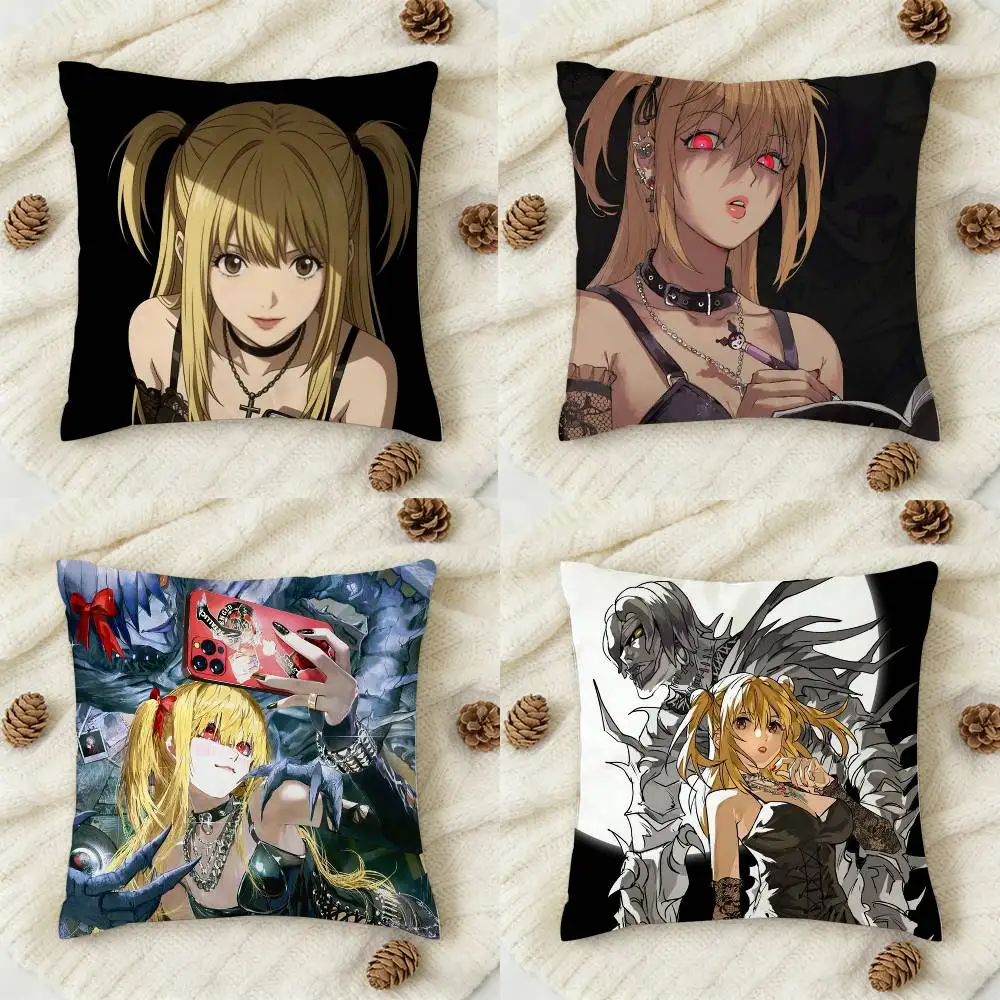 Anime Misa D-Death N-Note Double-sided Printed Square Decorative Cushion Cover for Sofa Living Room Home Decor
Anime Misa D-Death N-Note Double-sided Printed Square Decorative Cushion Cover for Sofa Living Room Home Decor