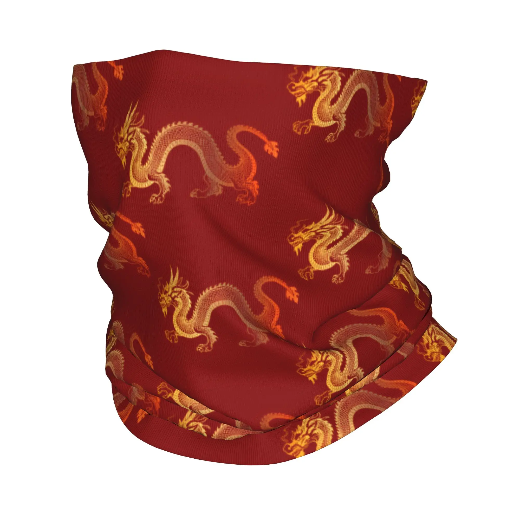 Custom China Dragon Red Bandana Winter Neck Warmer Women Windproof Wrap Face Scarf Hiking Tradition Mythology Gaiter Headband
Custom China Dragon Red Bandana Winter Neck Warmer Women Windproof Wrap Face Scarf Hiking Tradition Mythology Gaiter Headband