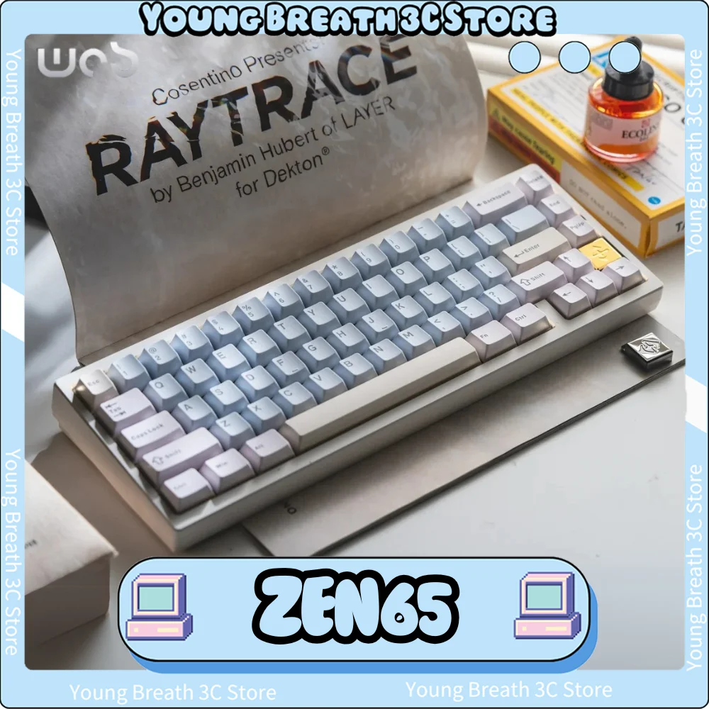 WOB ZEN 65 Mechanical Keyboard 3 Mode Wireless Aluminium Alloy CNC Gaming Keyboard RGB Hot Swap Backlight Gasket Custom Pc Gamer
WOB ZEN 65 Mechanical Keyboard 3 Mode Wireless Aluminium Alloy CNC Gaming Keyboard RGB Hot Swap Backlight Gasket Custom Pc Gamer