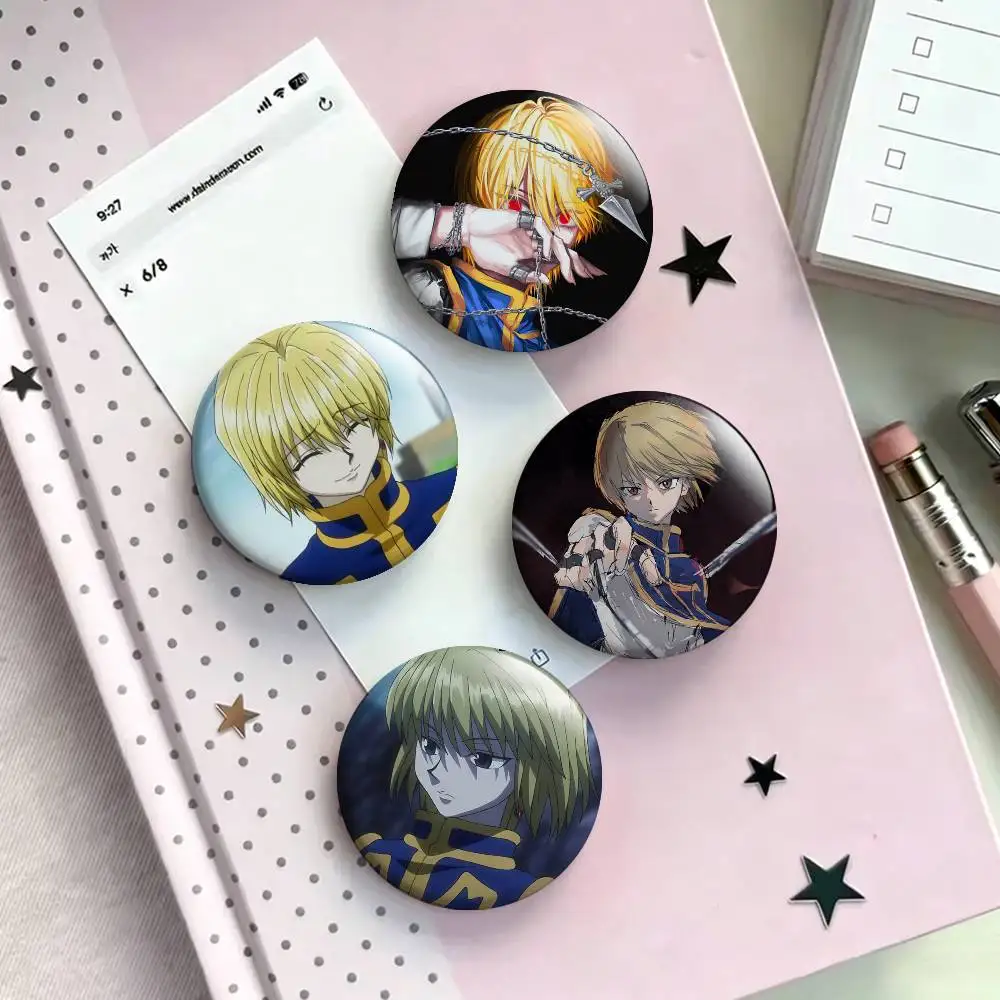H-Hunter X H-Hunter K-Kurapika Laser Badge Applicable For Backpack Clothes Hats Decor Creative Accessories
H-Hunter X H-Hunter K-Kurapika Laser Badge Applicable For Backpack Clothes Hats Decor Creative Accessories