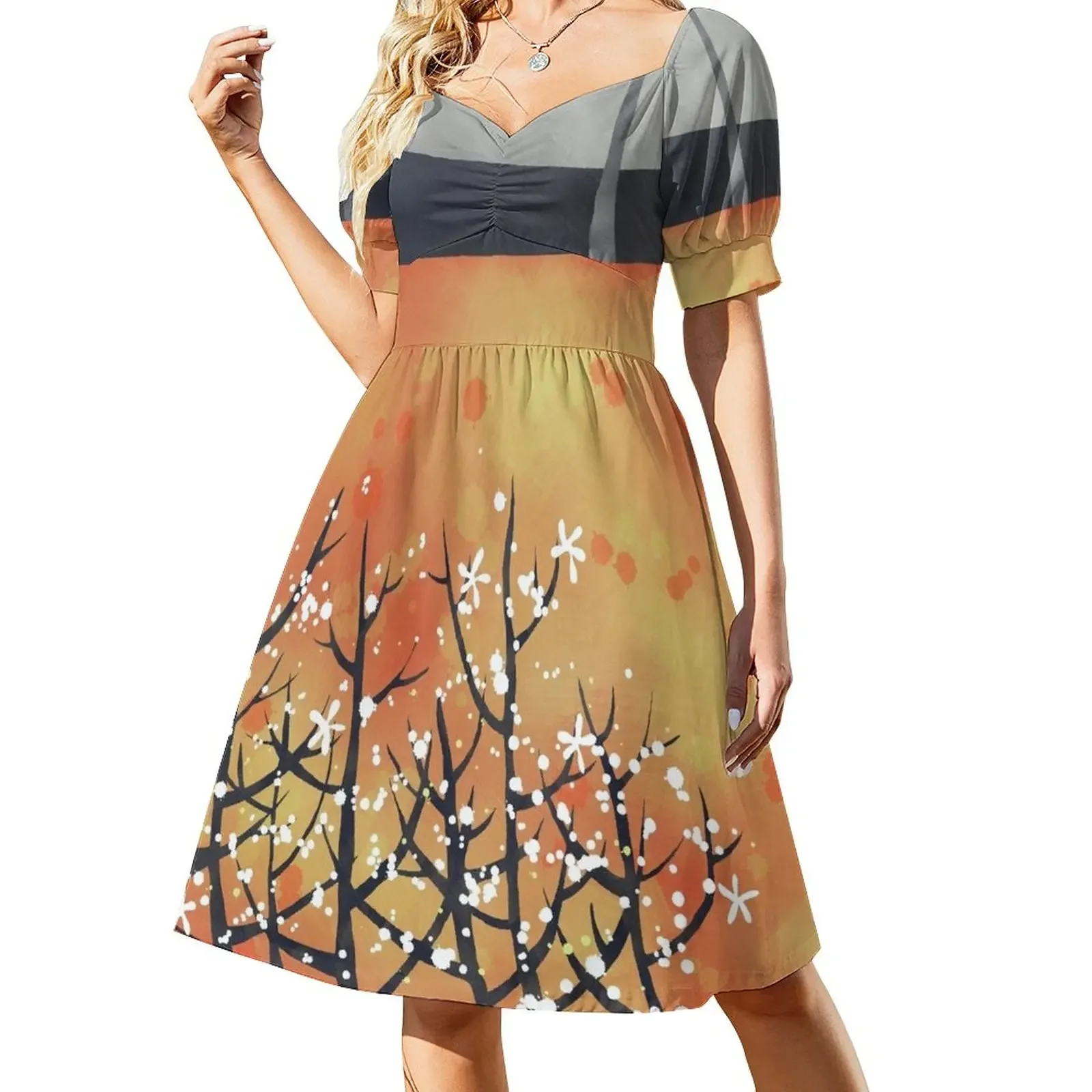 Blackthorn Landscape Short-Sleeved Dress summer women's dress 2025 dresses for official occasions
Blackthorn Landscape Short-Sleeved Dress summer women's dress 2025 dresses for official occasions