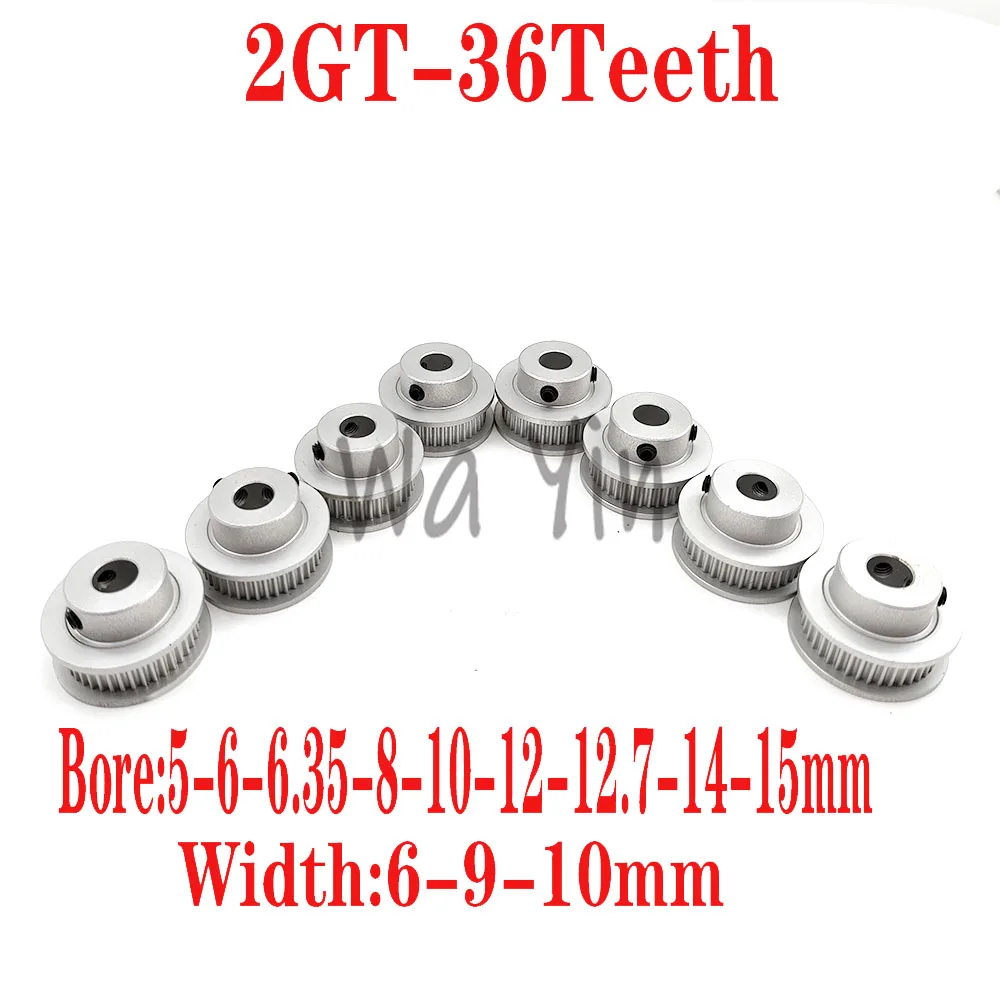 2GT 36Teeth Timing Pulley Bandwidth 6/9/10mm Inner Hole 5-6-6.35-8-12-12.7-14-15mm Drive Wheel Synchronous Wheel Pulley 36T
2GT 36Teeth Timing Pulley Bandwidth 6/9/10mm Inner Hole 5-6-6.35-8-12-12.7-14-15mm Drive Wheel Synchronous Wheel Pulley 36T