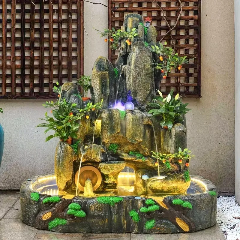 Large Rockery Flowing Water Landscape Fountain Garden Villa Garden Balcony Fish Pond Feng Shui Wheel Ornament
Large Rockery Flowing Water Landscape Fountain Garden Villa Garden Balcony Fish Pond Feng Shui Wheel Ornament