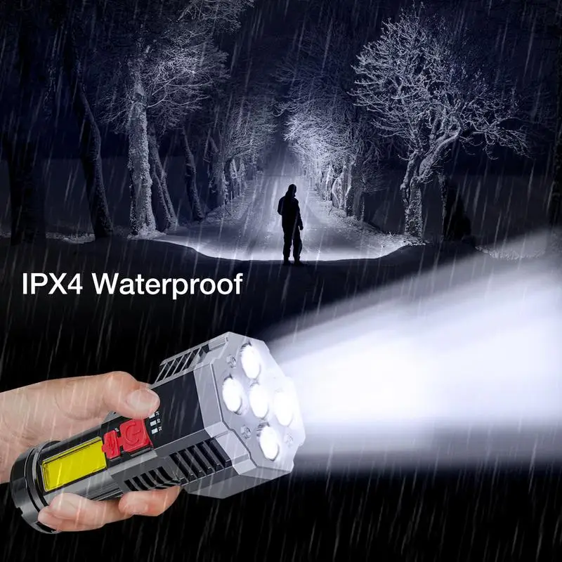 Super Bright Flashlight Handheld LED Flashlights USB Rechargeable Flashlights Adjustable & Waterproof Flash Light For Hiking
Super Bright Flashlight Handheld LED Flashlights USB Rechargeable Flashlights Adjustable & Waterproof Flash Light For Hiking