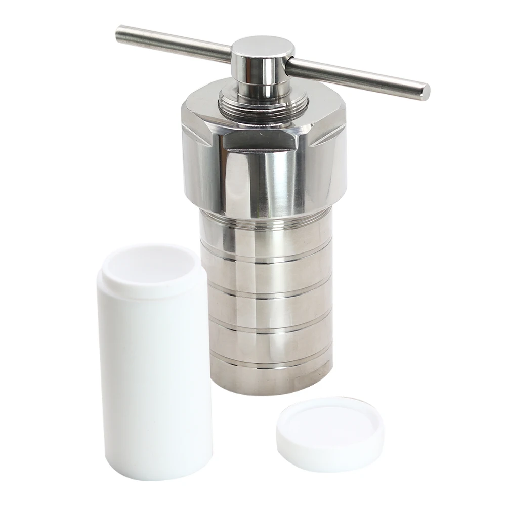 Hydrothermal Autoclave Reactor vVessel Kettle Hydrothermal Synthesis Vessel Kettle With PTFE Line 3Mpa 392℉ (200℃) 50ml
Hydrothermal Autoclave Reactor vVessel Kettle Hydrothermal Synthesis Vessel Kettle With PTFE Line 3Mpa 392℉ (200℃) 50ml