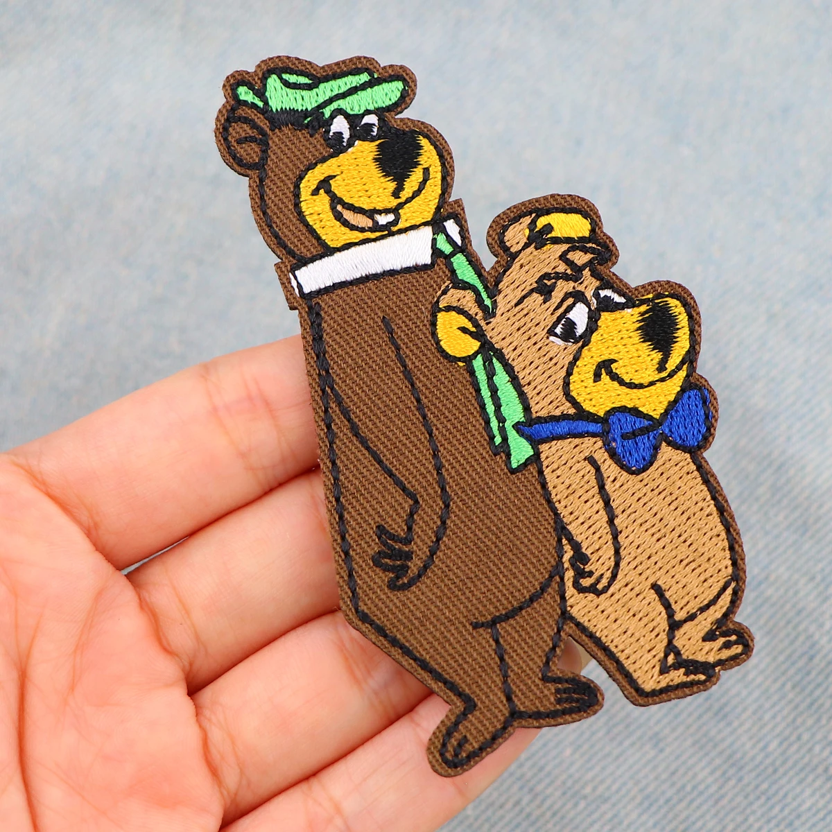 Cute Bear Cartoon Embroidery Patch Iron On Patches For Clothing Thermoadhesive Patches On Clothes DIY Sew Badges
Cute Bear Cartoon Embroidery Patch Iron On Patches For Clothing Thermoadhesive Patches On Clothes DIY Sew Badges