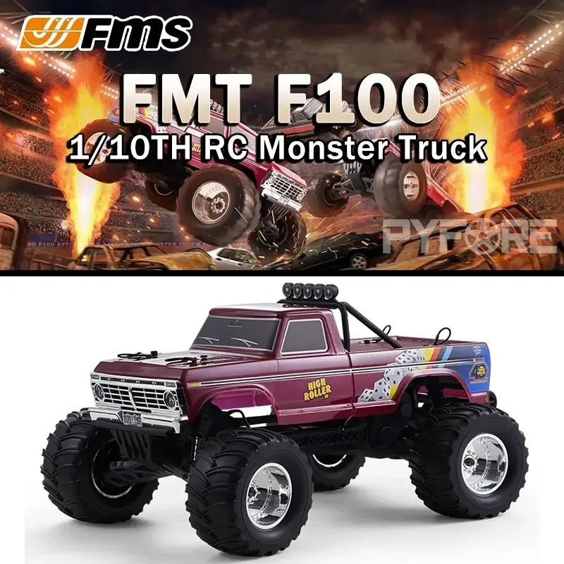 FMS 1:10 Fmt F100 Высокоскоростной Monster Truck Большая шина Радиоуправляемая модель автомобиля с дистанционным управлением Полноприводные высокоскоростные внедорожные игрушки RTR
FMS 1:10 Fmt F100 Высокоскоростной Monster Truck Большая шина Радиоуправляемая модель автомобиля с дистанционным управлением Полноприводные высокоскоростные внедорожные игрушки RTR