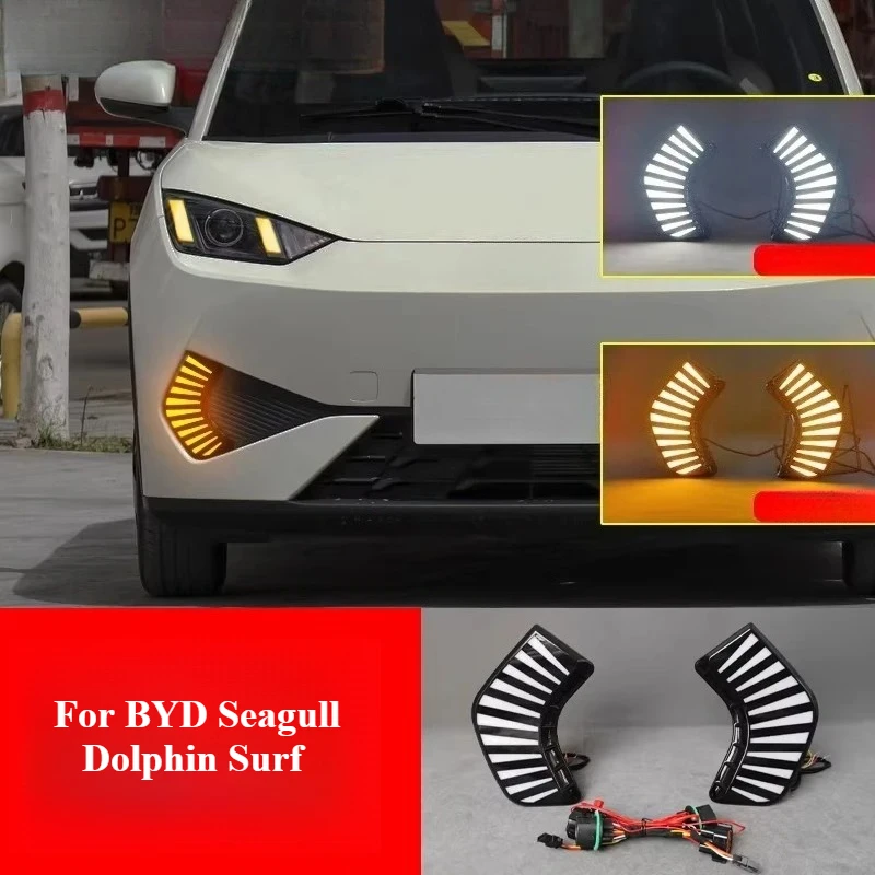 Led Daytime Running Lights DRL Flowing Turn Signal Driving Light For BYD Seagull Dolphin Surf 2025 2026 Smart Driving Version
Led Daytime Running Lights DRL Flowing Turn Signal Driving Light For BYD Seagull Dolphin Surf 2025 2026 Smart Driving Version