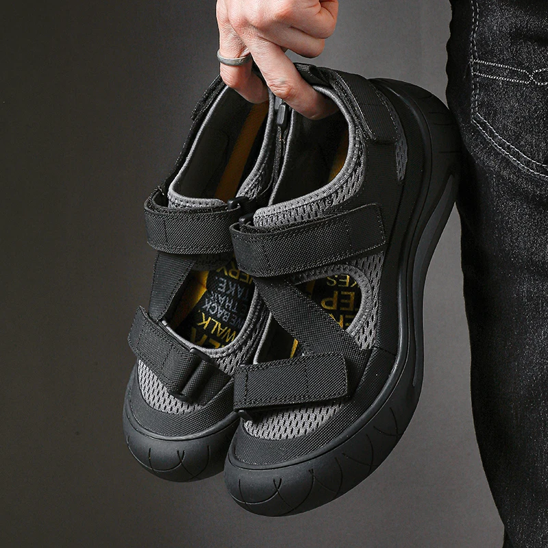 Summer Men Sandals Leather Mens Casual Shoes Outdoor Men Leather Sandals for Men Beach Shoes Roman mens Shoes
Summer Men Sandals Leather Mens Casual Shoes Outdoor Men Leather Sandals for Men Beach Shoes Roman mens Shoes